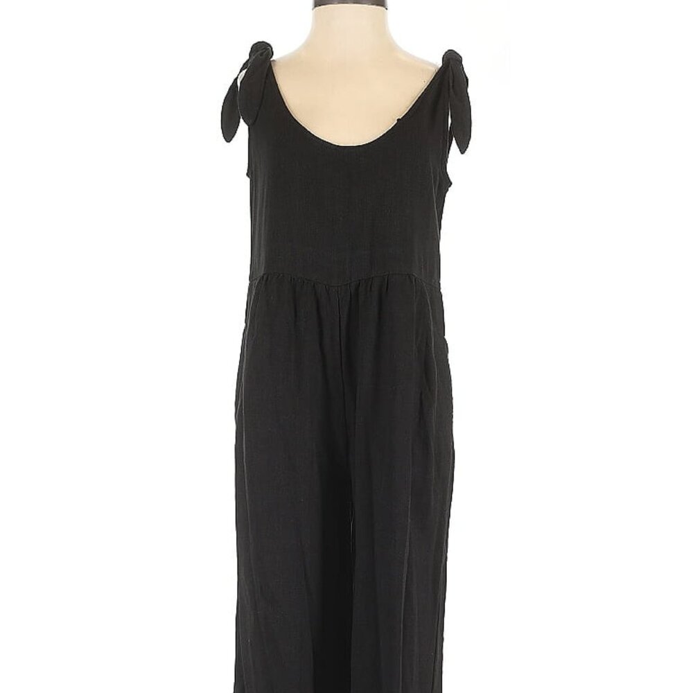 Rewind Black Wide-Leg Jumpsuit